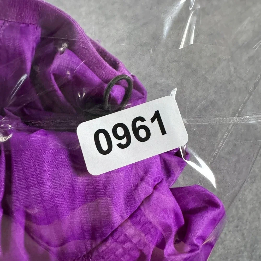 The North Face Womens Purple Ripstop Fleece Lined Hooded Jacket S12 Small Hiking